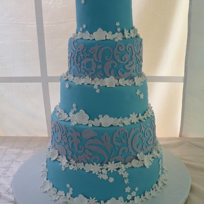 Cricut Wedding Cake