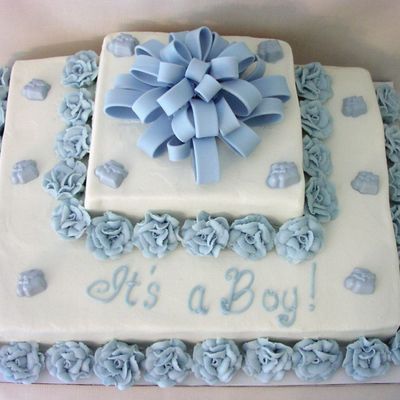 Baby Boy Shower Cake