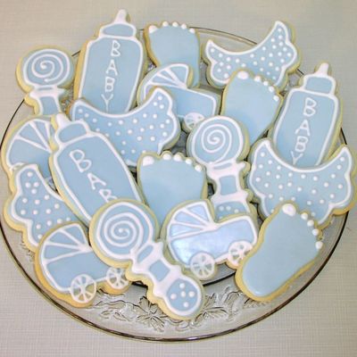Baby Boy Cookies