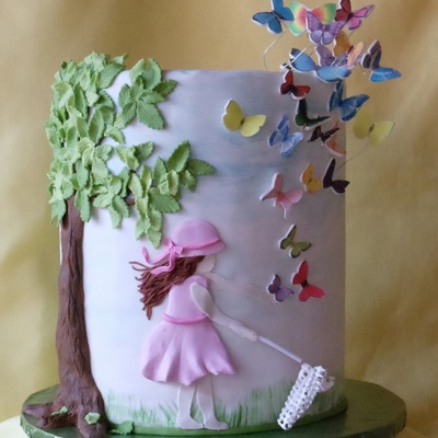Butterfly Cake In August Issue Of Cake Central Magazine