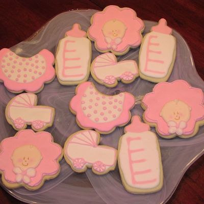 Baby Girl Cookies