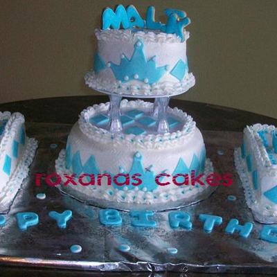 Lil Prince Baby Birthday Cake