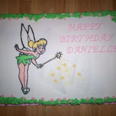 Tinkerbell Birthday Cake