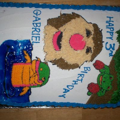 Big, Big World Birthday Cake