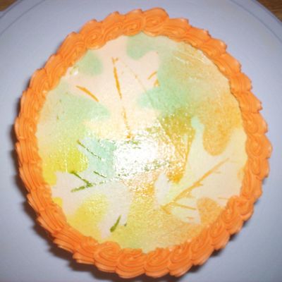 Harvest Leaf Cake