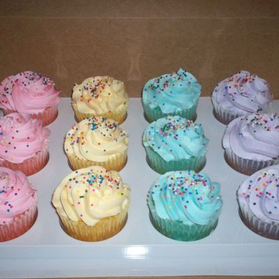 Pastel Cupcakes