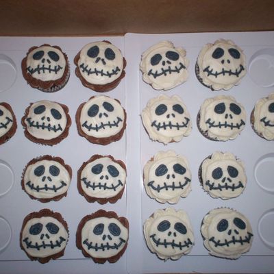 Jack Skellington Cupcakes