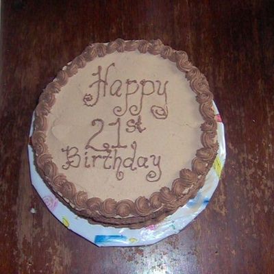Jim's 21St B'day Cake