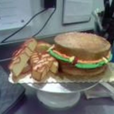 Hamburger And Fries...