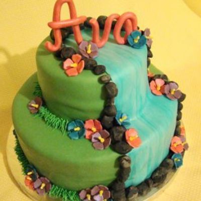 Waterfall Cake