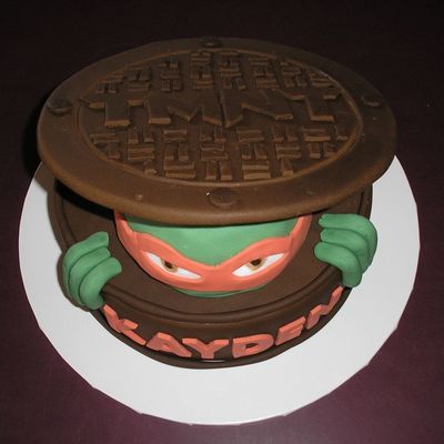 Top Of Tmnt Cake