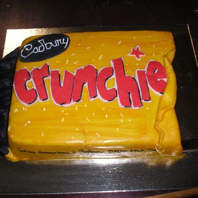 Chocolate Crunchie Bar Cake