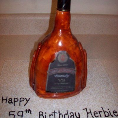 Christian Brothers Brandy Bottle