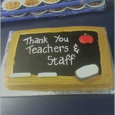 Teacher Appreciation Cake