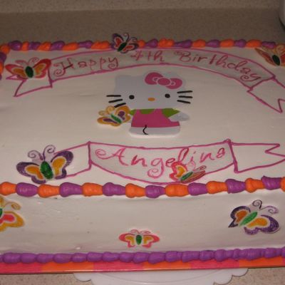 Hello Kitty Birthday Cake