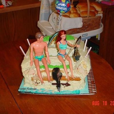 Disaster Anniverary Cake