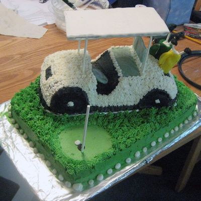 Golf Cart Cake