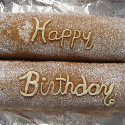 Pumpkin Roll Birthday Cake