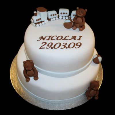 Toy Christening Cake