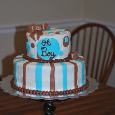 Blue & Brown Baby Shower