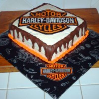 Another Harley Davidson Cake