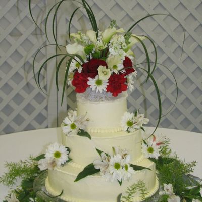 Simple Wedding Cake