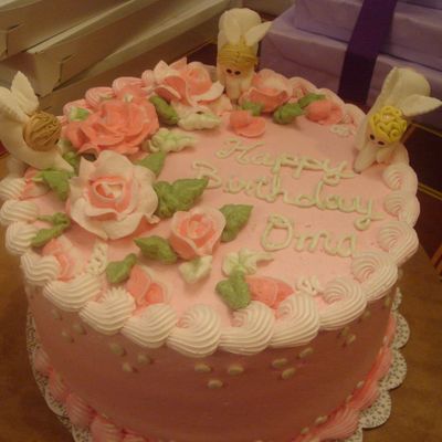 Heavenly Angels Birthday Cake