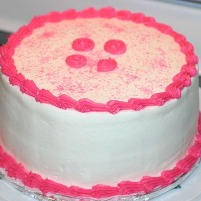 Quick Pink Cake