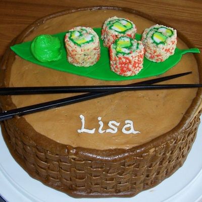 Lisa's Sushi Cake