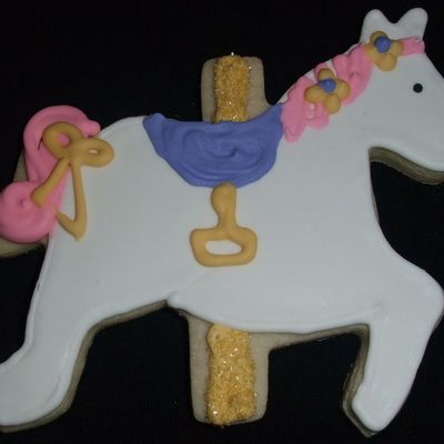 Carousel Horse Sugar Cookie
