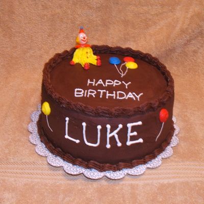The Little Clown Lukes Birthday Cake
