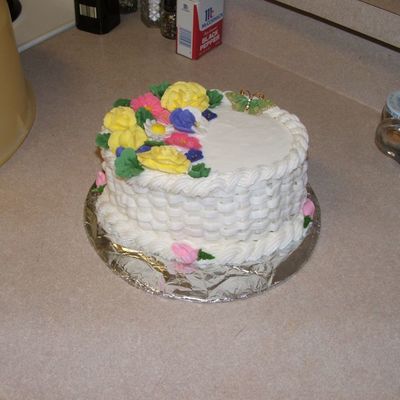 Mom's Cake, Made The Trip From Indiana To Kansas