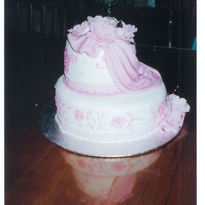 Embroidered Wedding Cake