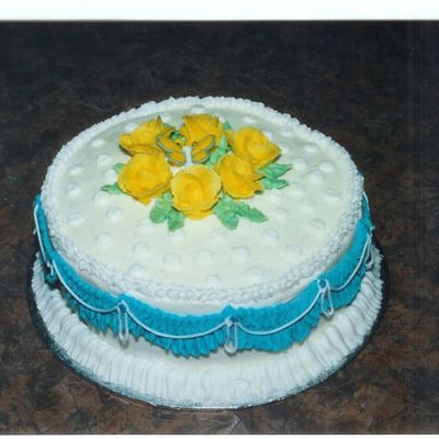 Yellow Butterfly Cake