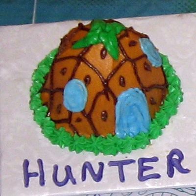 Sponge Bob's Underwater Pineapple House Smash Cake