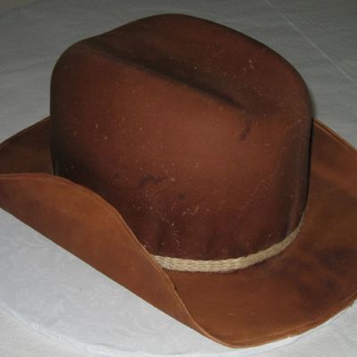 Leather Cowboy Hat