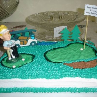 Golf Cake For Dh