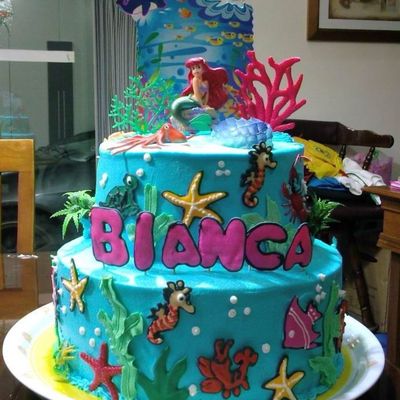 Ariel Birthday Cake For My Daughter