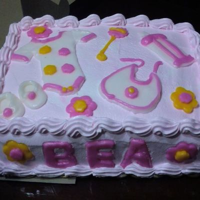 My Daughter's One Month Cake