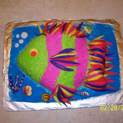 My Daughter's 10Th Birthday Neon Tropical Fish