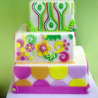 My Groovy Mod Cake