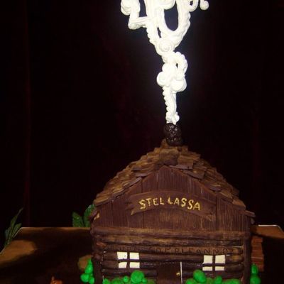 Log Cabin With Royal Smoke
