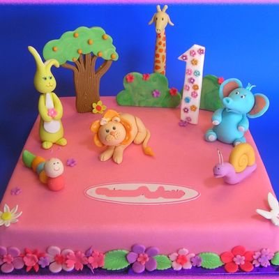 A Jungle Cake For A First Birthday