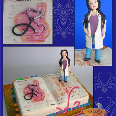 Medical Student Birthday Cake
