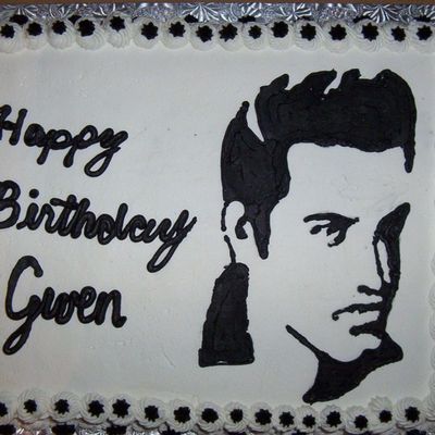 Elvis Birthday Cake