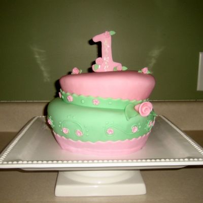 Pink And Green Birthday