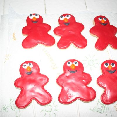 Elmo Cookies