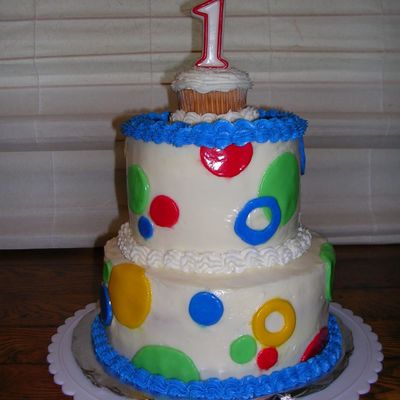 Polka Dot Fun For 1St Birthday