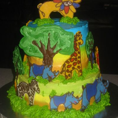Bakehouse Zoo Cake