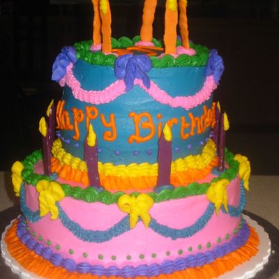 Scratch Yellow And Chocolate With Buttercream, Chocolate Candles